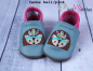 Preview: Lederpuschen Boho Igel 1